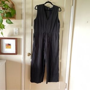 Ali Golden slit back jumpsuit